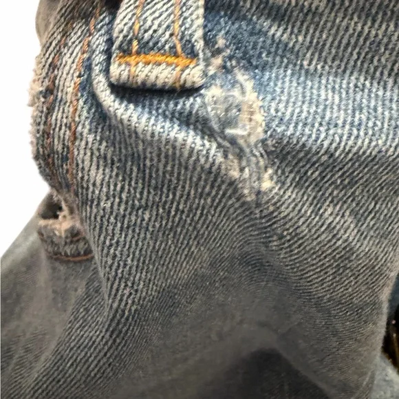 ABERCROMBIE & FITCH The Ankle Straight Ultra High Rise Jeans Distressed Size 8 - Picture 10 of 11